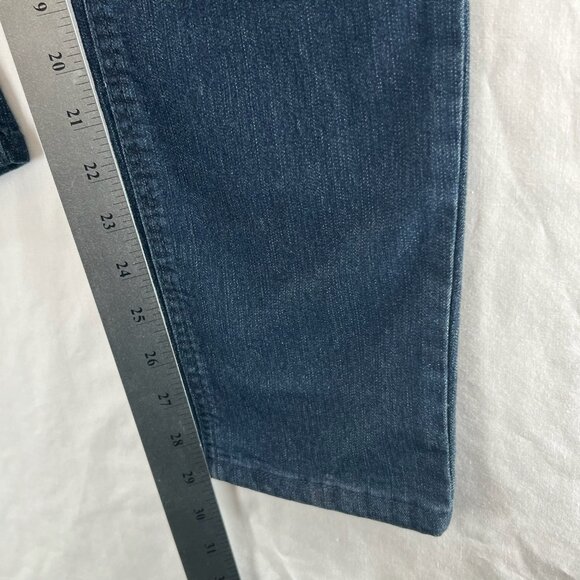 Natural Reflections Jeans Size 10A High Rise Slim Leg Comfort Stretch Denim Blue - Picture 10 of 13